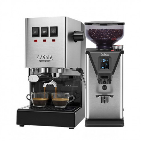 Gaggia Classic Evo Pro & Gaggia MDF 55